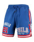 Фото #4 товара Men's Joel Embiid Royal Philadelphia 76ers Team Player Shorts