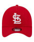 Фото #3 товара Men's Red St. Louis Cardinals Team Color A-Frame 9FORTY Adjustable Hat