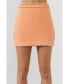 Фото #1 товара Women's Chain-Trimmed Mini Skirt