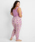 ფოტო #6 პროდუქტის Women's Jogger Pajama Pants XS-3X, Created for Macy's