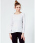 Rebody Essentials Scooped Long Sleeve Top For Women