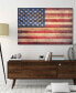 'American Dream' Arte De Legno Digital Print on Solid Wood Wall Art - 45" x 30"