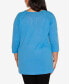 Plus Size Raglan Sleeve Pointelle Sweater