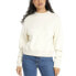 Фото #1 товара Puma Infuse Crew Neck Pullover Sweater Womens Off White 531929-73