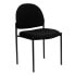 Фото #4 товара Comfort Black Fabric Stackable Steel Side Reception Chair