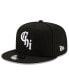 Фото #1 товара Men's Black Chicago White Sox City Connect 9FIFTY Snapback Adjustable Hat