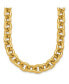 Фото #1 товара Diamond2Deal 18k Yellow Gold Open Link Cable Necklace