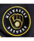 ფოტო #2 პროდუქტის Men's Navy Milwaukee Brewers Logo Mesh Shorts