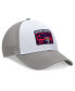 Фото #3 товара Men's Gray/White Florida Panthers 2024 Eastern Conference Champions Locker Room Mesh Back Structured Adjustable Hat