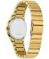 ფოტო #3 პროდუქტის Eco-Drive Women's Axiom Gold-Tone Stainless Steel Bracelet Watch 32mm