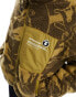 Фото #4 товара Aape By A Bathing Ape Now sherpa camo jacket in brown