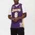 Mitchell & Ness NBA 复古运动篮球球衣 AU球员版 2000-01赛季 总决赛 生涯第二冠 湖人队 科比 8号 情侣款 紫色 / Майка баскетбольная Mitchell & AJY4CP19002-LALPURP00KBR