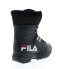 Фото #8 товара Fila Disruptor Boot 5HM00545-014 Womens Black Leather Casual Dress Boots