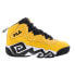 Фото #1 товара Fila MB Night Walk 1BM01747-702 Mens Yellow Athletic Basketball Shoes