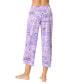 Women's Mantras Printed Capri Pajama Pants