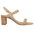 Фото #1 товара VANELi Mavis Studded Sling Back Womens Beige Casual Sandals 305557