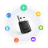 Adapter nadajnik odbiornik Bluetooth 5.0 USB-A czarny