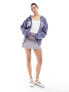 Фото #5 товара Miss Selfridge New York washed zip through hoodie in Navy