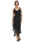 ფოტო #1 პროდუქტის Women's Ruffled Sleeveless Midi Dress