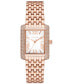 ფოტო #1 პროდუქტის Women's Emery Three-Hand Rose Gold-Tone Stainless Steel Watch 33 x 27mm