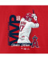 ფოტო #5 პროდუქტის Men's Shohei Ohtani Red Los Angeles Angels 2021 Al MVP T-shirt