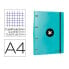 Фото #2 товара ANTARTIK Folder with replacement A4 square 5 mm lined 4 rings 25 mm round