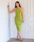 ფოტო #19 პროდუქტის One Shoulder Ruched Bodycon Dress