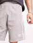 Фото #4 товара adidas Originals Essentials three stripe shorts in grey