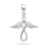 Charming silver pendant Angel PT112W