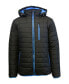 ფოტო #8 პროდუქტის Spire By Galaxy Men's Puffer Bubble Jacket with Contrast Trim