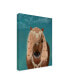 Фото #2 товара Fab Funky Horse Brown Pony with Bells, Portrait Canvas Art - 19.5" x 26"