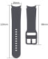 Фото #5 товара Silikonový řemínek pro Samsung Galaxy Watch 6/5/4 - Black