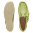 Фото #14 товара Clarks Wallabee 26172726 Womens Green Suede Oxfords & Lace Ups Casual Shoes