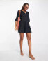 Фото #1 товара IIsla & Bird smock beach summer dress in black