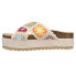Dirty Laundry Plays Espadrille Platform Womens Beige, Multi Casual Sandals PLAY