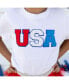 ფოტო #3 პროდუქტის Little and Big Boys and Girls USA Patch Short Sleeve T-Shirt