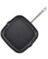Accolade Forged Hard-Anodized Nonstick Square Grill Pan, 11-Inch, Moonstone