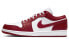 Фото #1 товара Кроссовки Nike Air Jordan 1 Low Gym Red White (Белый, Красный)