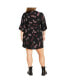 Фото #2 товара Plus Size Cassie Floral Dress