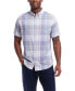 ფოტო #1 პროდუქტის Men's Short Sleeve Plaid Shirt