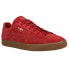 Puma Suede Gum Lace Up Mens Red Sneakers Casual Shoes 38117405