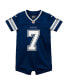Infant Boys and Girls Trevon Diggs Navy Dallas Cowboys Game Romper Jersey