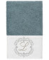 Textiles Turkish Cotton Monica Embellished Towel 3 Piece Set - Dark Gray