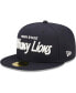 Men's Navy Penn State Nittany Lions Griswold 59FIFTY Fitted Hat 7 1/8 - фото #2