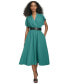 Фото #1 товара Платье с поясом Calvin Klein женское Midiиз ткани gaze