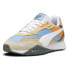 Фото #3 товара Puma Blktop Rider Multicolor Lace Up Mens Beige, Blue Sneakers Casual Shoes 395