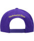 Фото #3 товара Men's Purple Los Angeles Lakers 50th Anniversary Snapback Hat