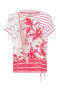 Фото #1 товара Women's Short Sleeve Mixed Print Embellished T-Shirt