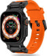 Фото #1 товара Tech-Protect Pasek Tech-Protect Delta Pro Apple Watch 4/5/6/7/8/9/SE/Ultra 42/44/45/49mm Orange/black