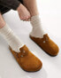 Фото #8 товара Birkenstock Boston shearling mink lined clogs in tan